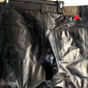 DKNY Leather pants